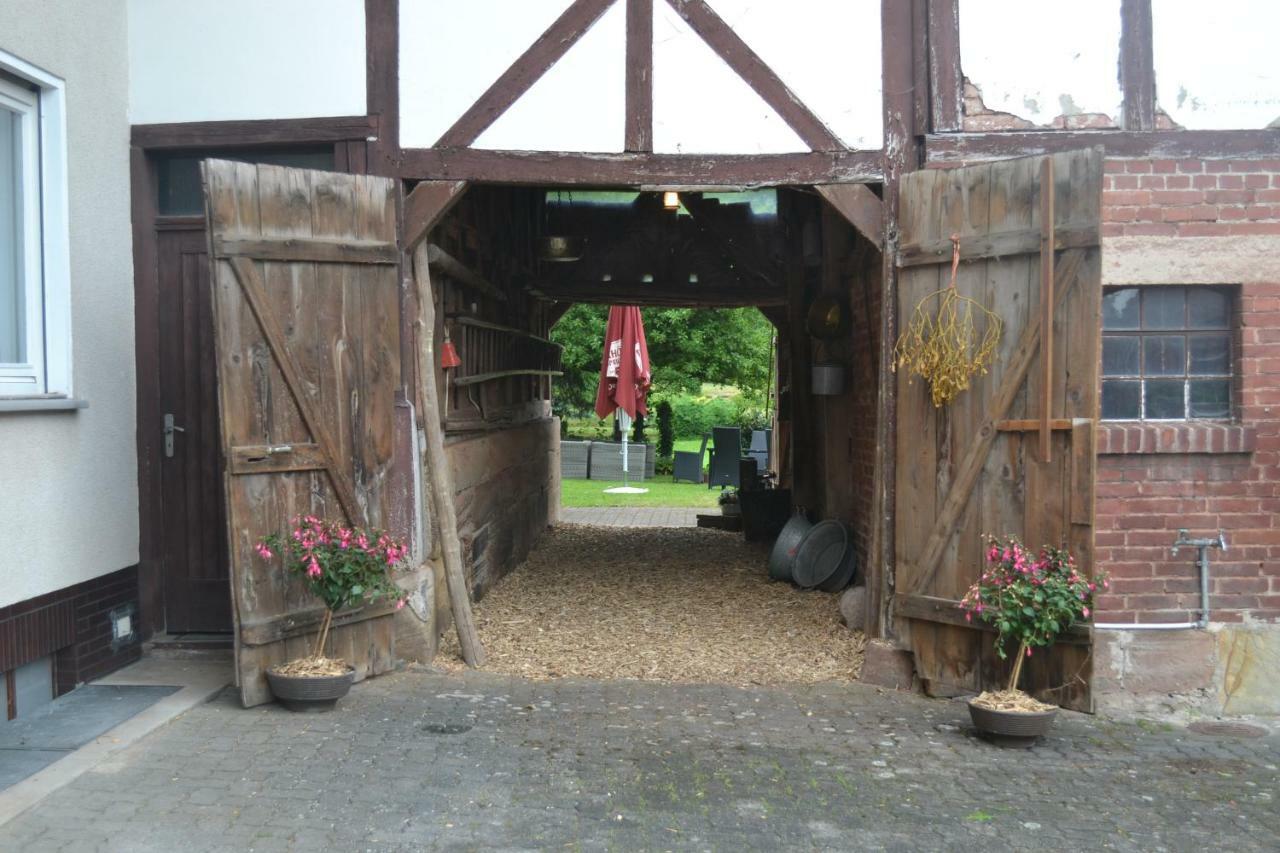 Pension Zum Wilhelm Germerode Exterior foto